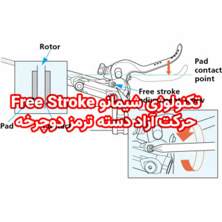 تکنولوژی شیمانو Free Stroke حرکت آزاد دسته ترمز دوچرخه