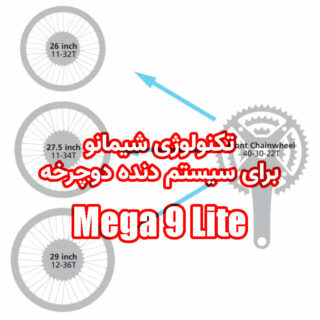 تکنولوژی شیمانو Mega 9 Lite برای سیستم دنده دوچرخه
