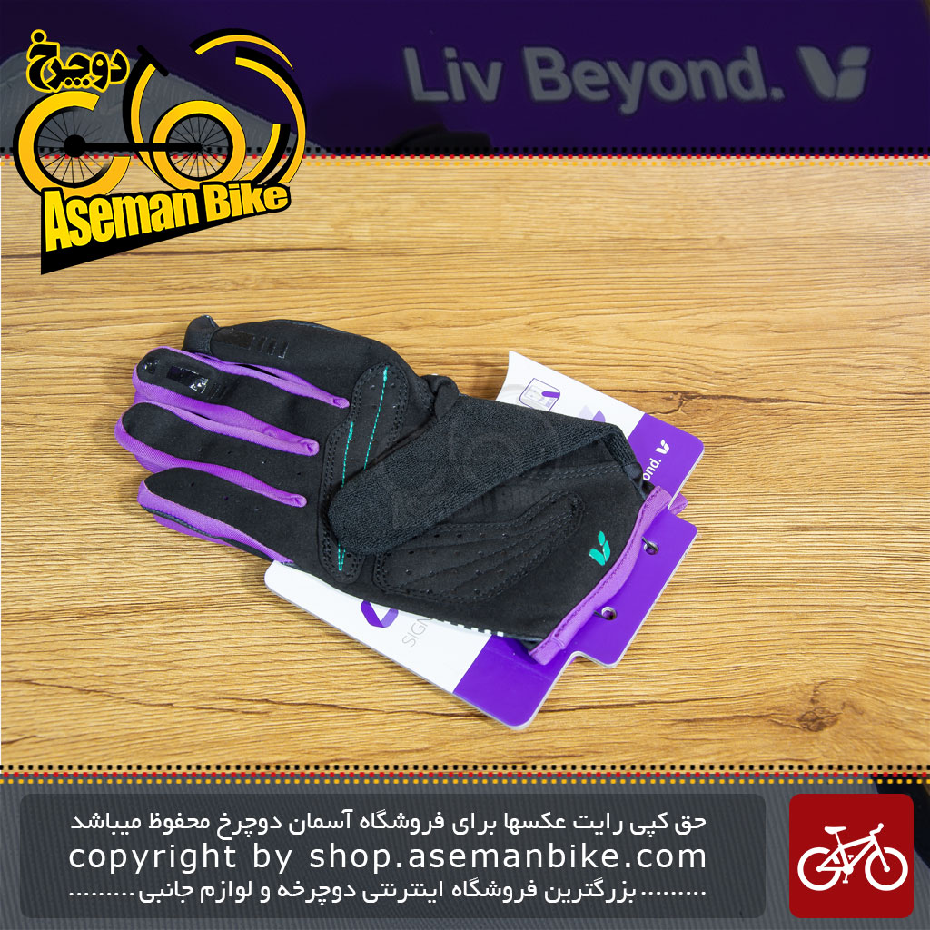 دستکش دوچرخه سواری Gloves GIANT LIV SIGNATURE LF سایز لارج