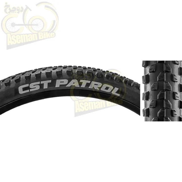 تایر لاستیک دوچرخه CST PATROL سایز 27.5x2.40 کد C1846