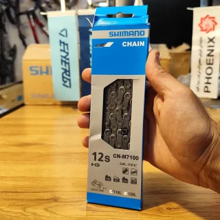 قیمت خرید زنجیر دوچرخه شیمانو 12 سرعته Shimano SLX CN-M7100 اس ال ایکس سی ان - ام 7100 12-Speed MTB Chain / اصل با ضمانت