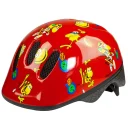 کلاه ایمنی دوچرخه بچگانه ام-ویو قرمز زرد طرح قورباقه helmet M-WAVE FROG kids bicycle
